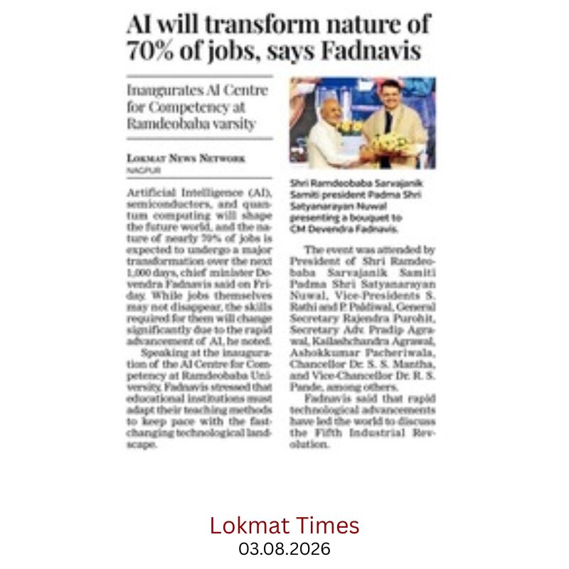Al will transform nature of 70% of jobs, says Fadnavis